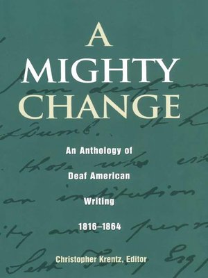 cover image of A Mighty Change